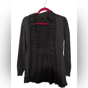 Royal blue cardigan sweater